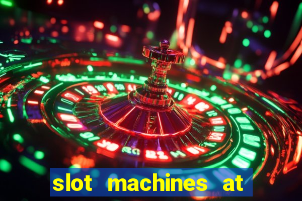 slot machines at mgm springfield