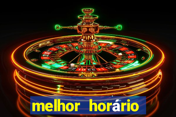 melhor horário para jogar fortune tiger hoje