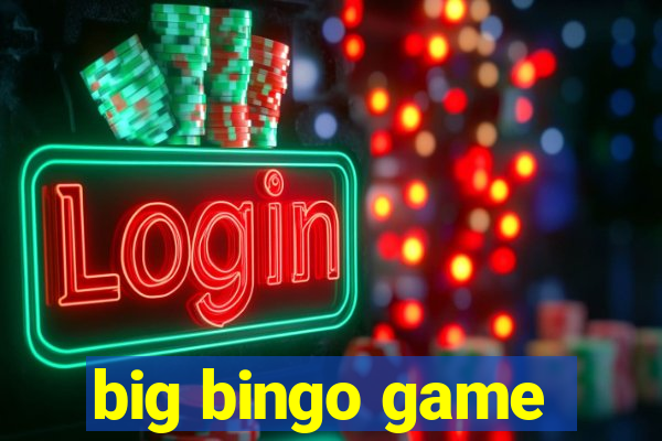 big bingo game