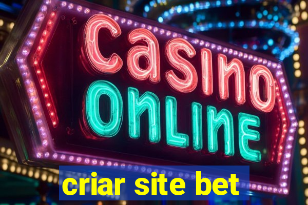 criar site bet