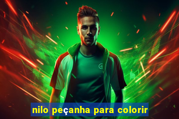 nilo peçanha para colorir