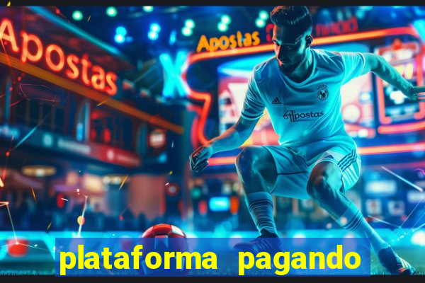 plataforma pagando jogo do tigre