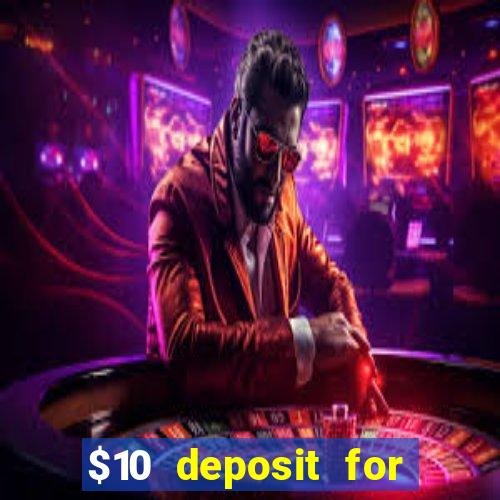 $10 deposit for crypto casino