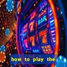 how to play the buffalo slot machine