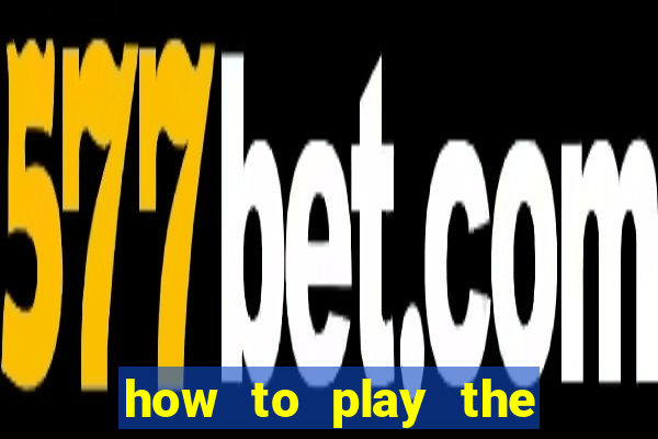 how to play the buffalo slot machine