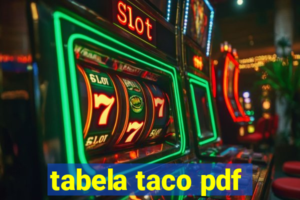 tabela taco pdf