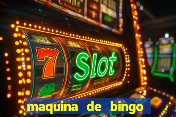 maquina de bingo show ball