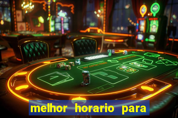 melhor horario para jogar ganesha gold